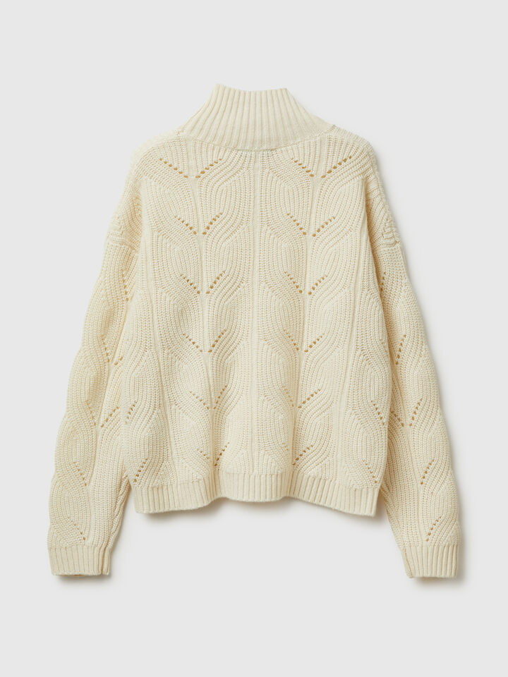 TURTLE NECK SWEATER Mulher image number 6